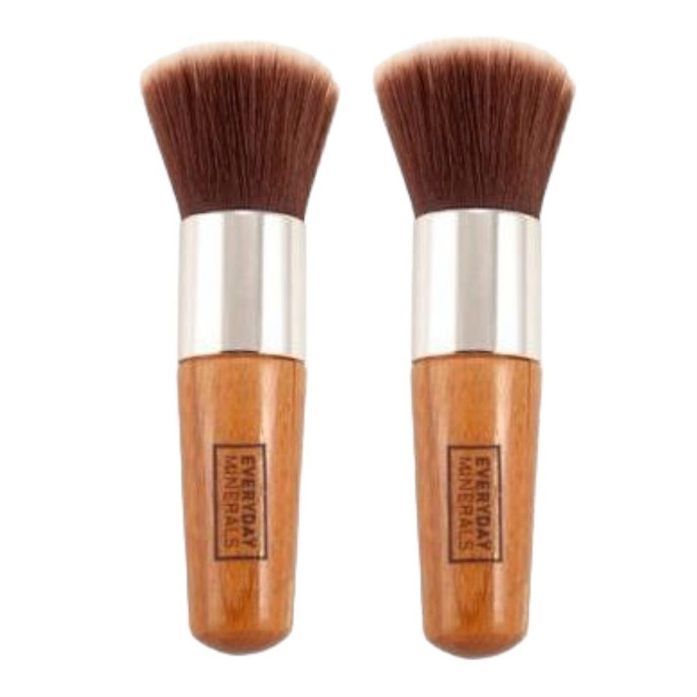 Everyday Minerals Makeup Flat Top Brushes (set of two)